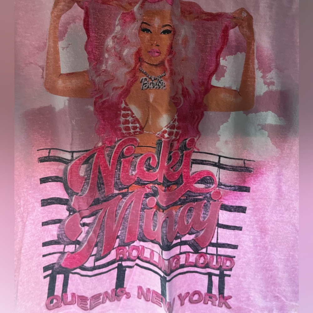 Nicki Minaj Pink Crewneck Tee